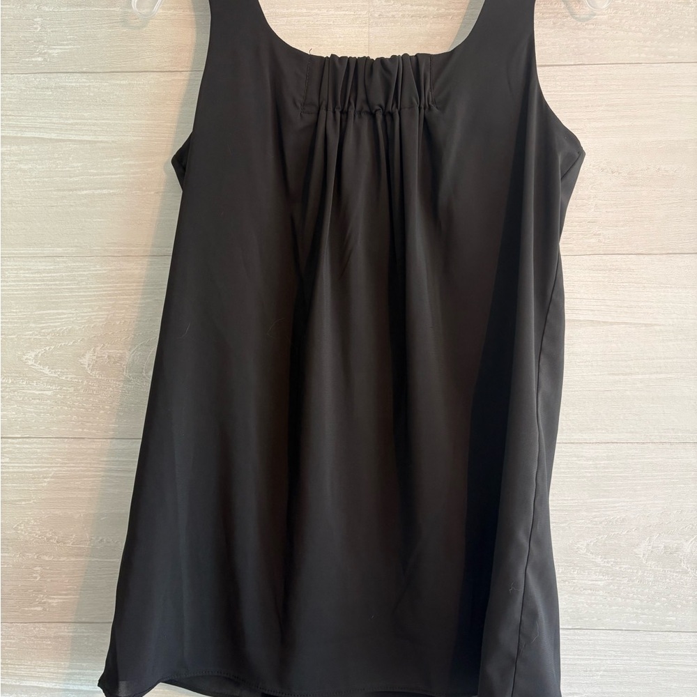 Elegant Black Sleeveless Top